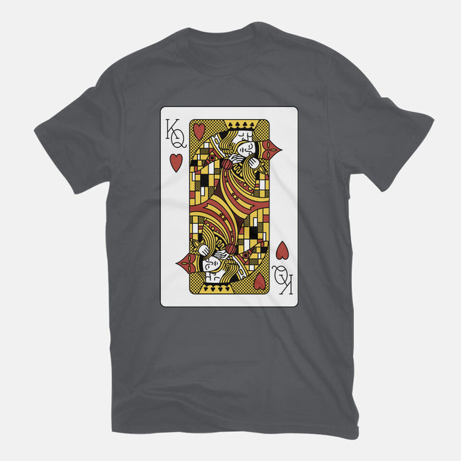 The Kiss Playing Cards-Mens-Heavyweight-Tee-tobefonseca