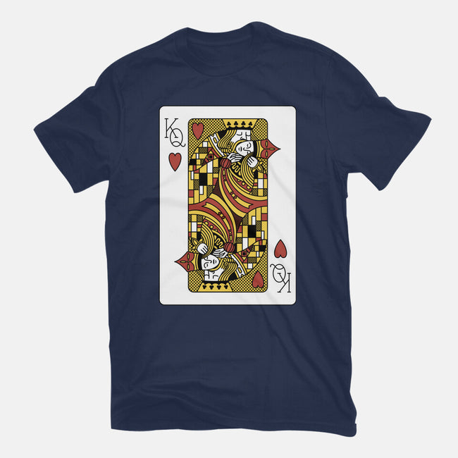 The Kiss Playing Cards-Womens-Basic-Tee-tobefonseca