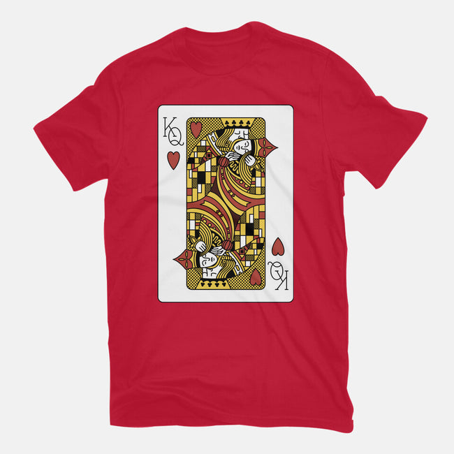 The Kiss Playing Cards-Unisex-Basic-Tee-tobefonseca