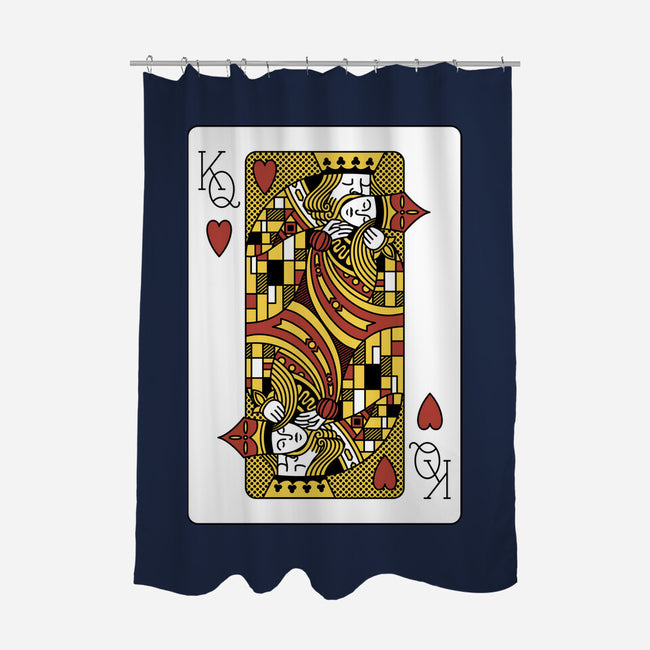 The Kiss Playing Cards-None-Polyester-Shower Curtain-tobefonseca