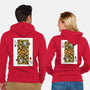 The Kiss Playing Cards-Unisex-Zip-Up-Sweatshirt-tobefonseca