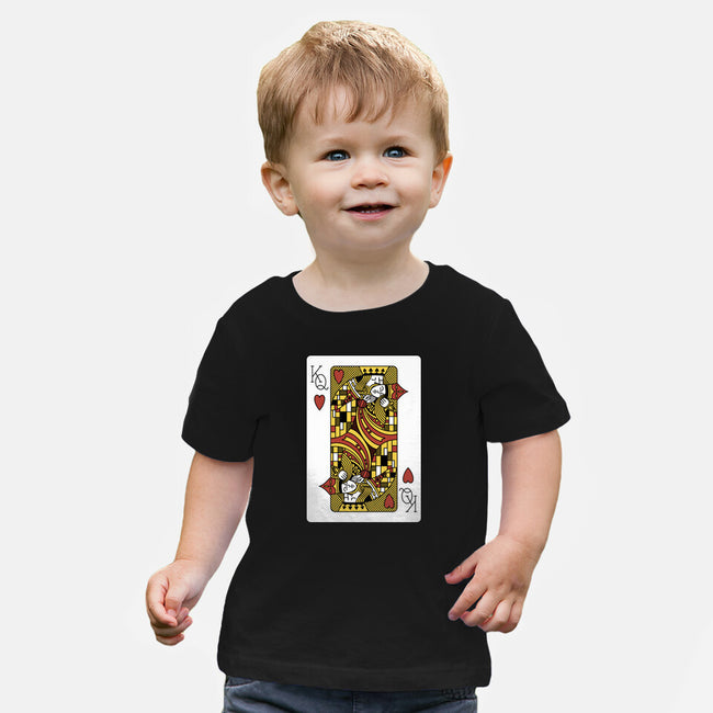 The Kiss Playing Cards-Baby-Basic-Tee-tobefonseca