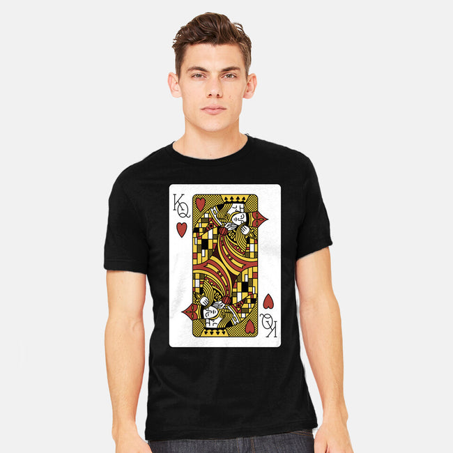 The Kiss Playing Cards-Mens-Heavyweight-Tee-tobefonseca