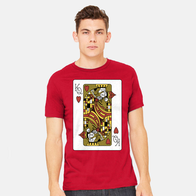 The Kiss Playing Cards-Mens-Heavyweight-Tee-tobefonseca