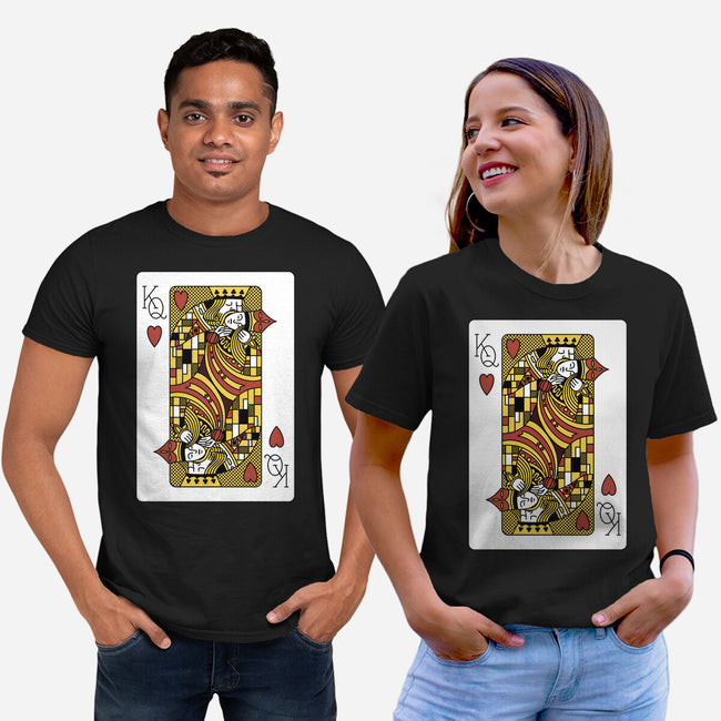 The Kiss Playing Cards-Unisex-Basic-Tee-tobefonseca