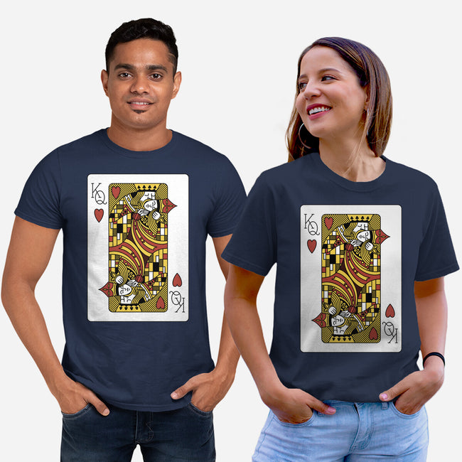 The Kiss Playing Cards-Unisex-Basic-Tee-tobefonseca