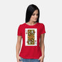 The Kiss Playing Cards-Womens-Basic-Tee-tobefonseca