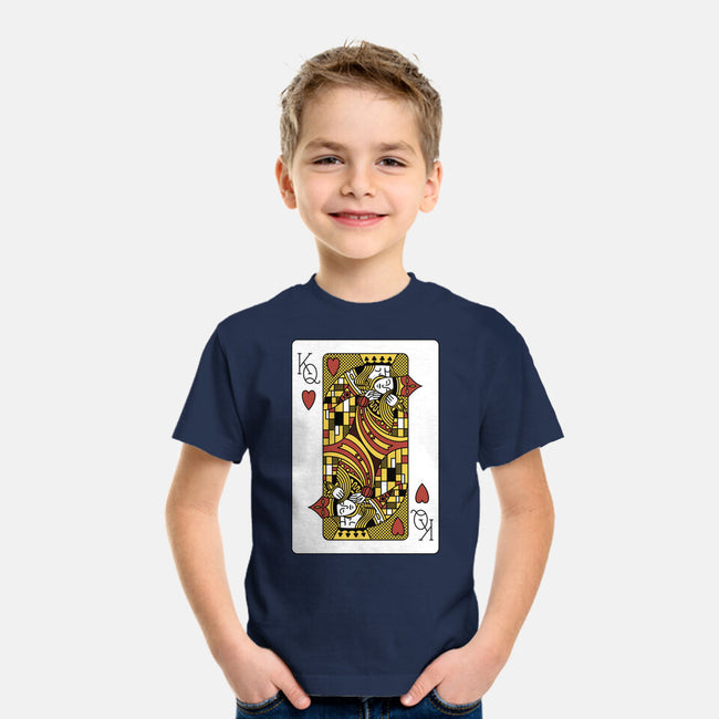 The Kiss Playing Cards-Youth-Basic-Tee-tobefonseca