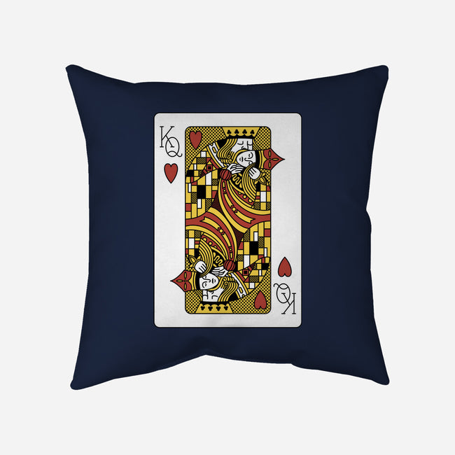 The Kiss Playing Cards-None-Removable Cover-Throw Pillow-tobefonseca