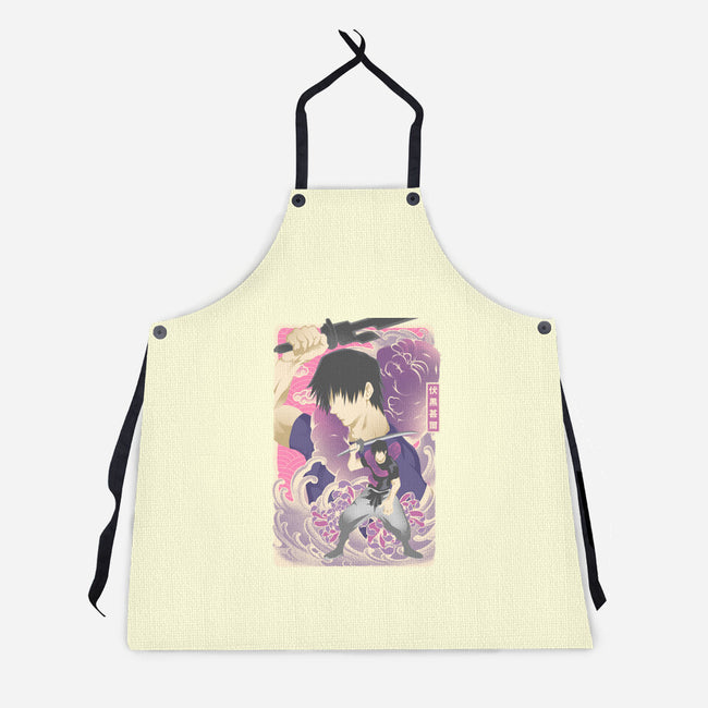 Musha-e Toji-Unisex-Kitchen-Apron-hypertwenty