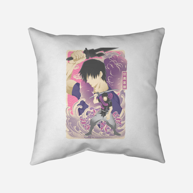 Musha-e Toji-None-Removable Cover-Throw Pillow-hypertwenty