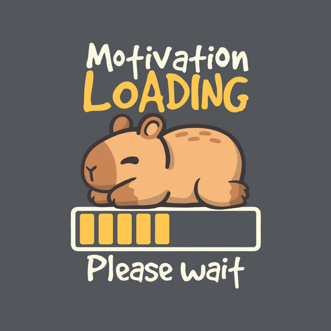 Capybara Motivation Loading-None-Glossy-Sticker-NemiMakeit