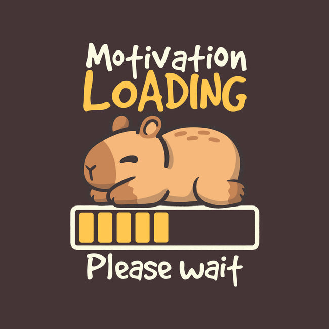 Capybara Motivation Loading-None-Stretched-Canvas-NemiMakeit