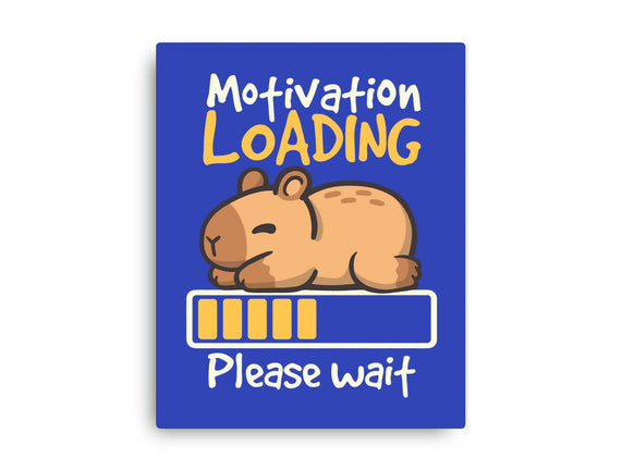 Capybara Motivation Loading