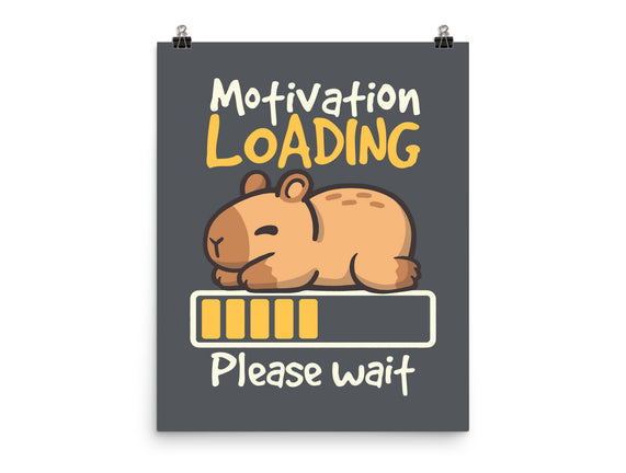 Capybara Motivation Loading