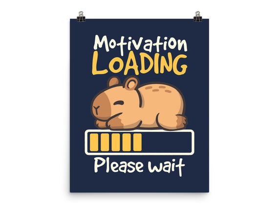 Capybara Motivation Loading