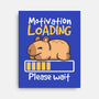 Capybara Motivation Loading-None-Stretched-Canvas-NemiMakeit