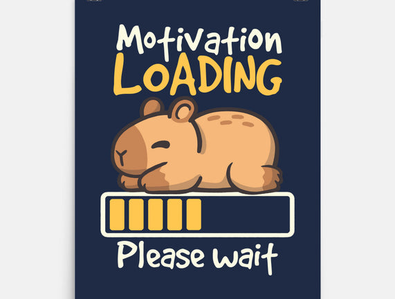 Capybara Motivation Loading