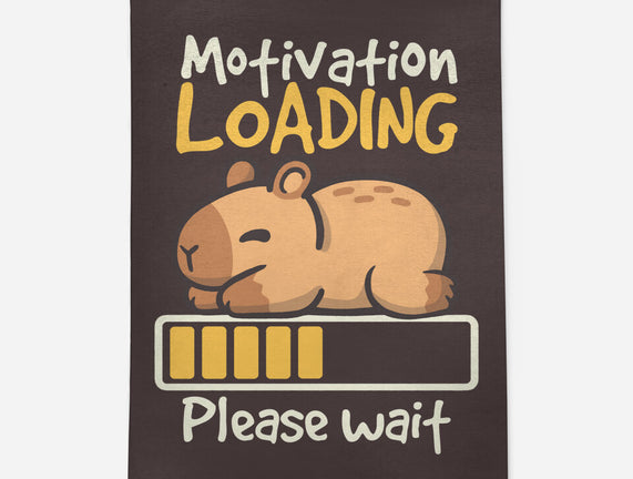 Capybara Motivation Loading