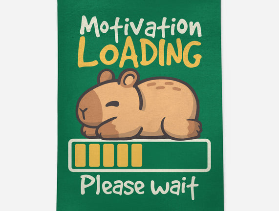 Capybara Motivation Loading