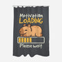 Capybara Motivation Loading-None-Polyester-Shower Curtain-NemiMakeit