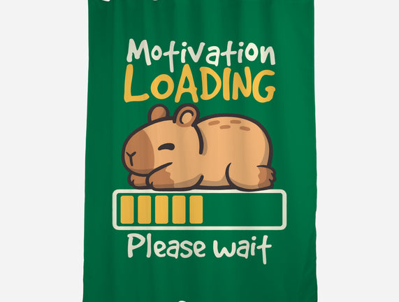 Capybara Motivation Loading