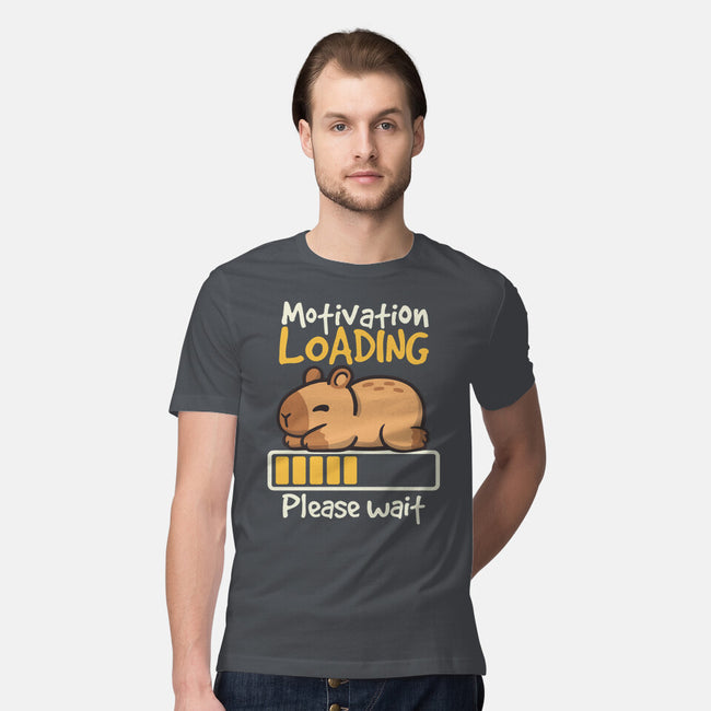 Capybara Motivation Loading-Mens-Premium-Tee-NemiMakeit