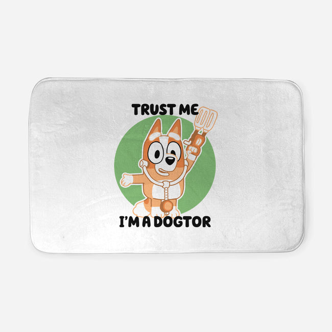 Trust Me I'm A Dogtor-None-Memory Foam-Bath Mat-naomori