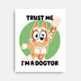 Trust Me I'm A Dogtor-None-Stretched-Canvas-naomori