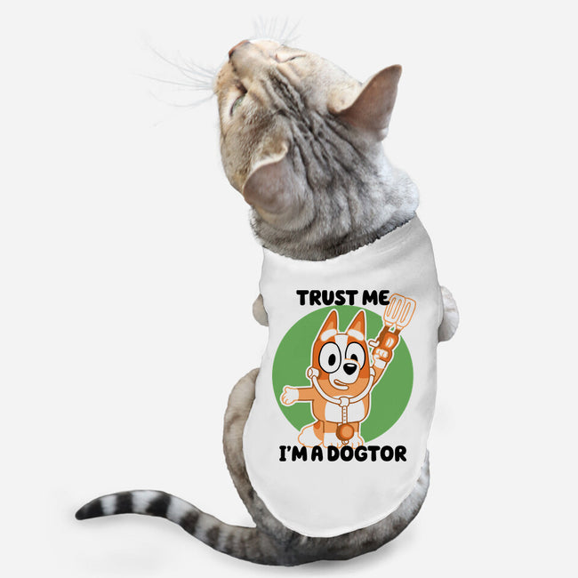 Trust Me I'm A Dogtor-Cat-Basic-Pet Tank-naomori