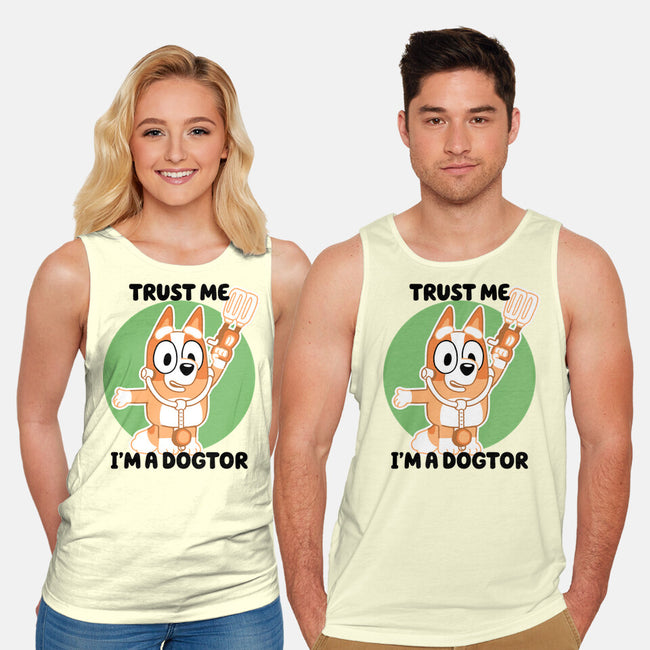 Trust Me I'm A Dogtor-Unisex-Basic-Tank-naomori