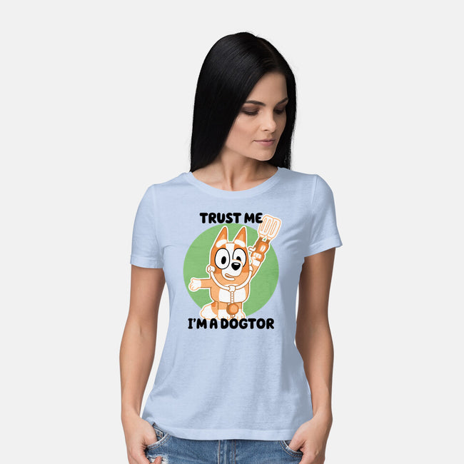 Trust Me I'm A Dogtor-Womens-Basic-Tee-naomori