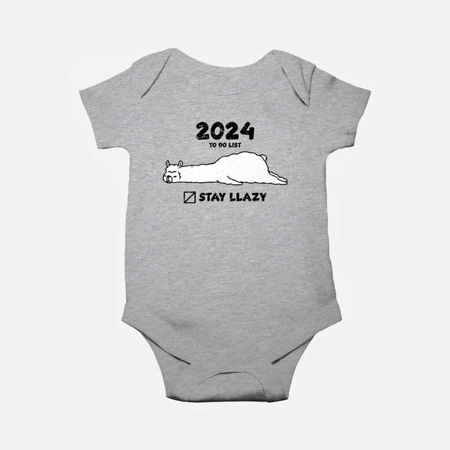 Stay Llazy-Baby-Basic-Onesie-turborat14