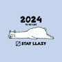 Stay Llazy-None-Glossy-Sticker-turborat14