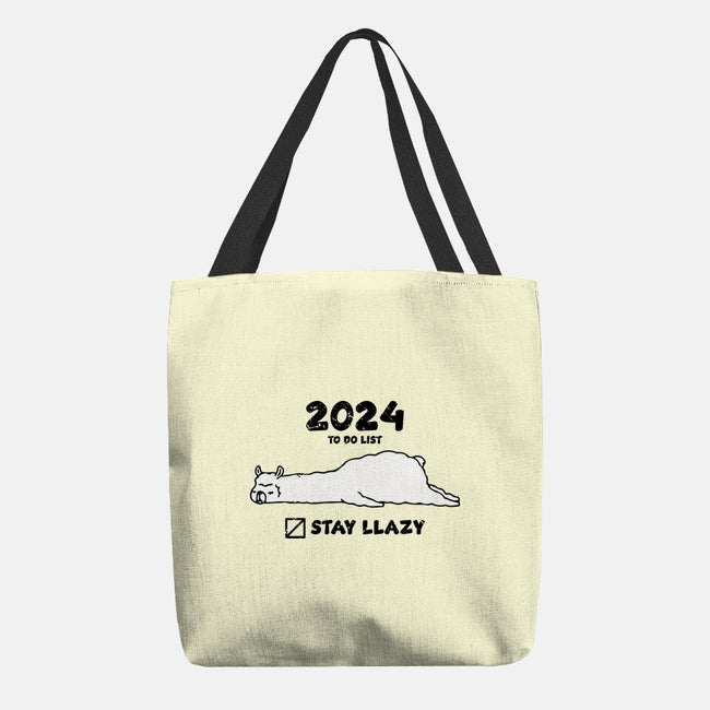 Stay Llazy-None-Basic Tote-Bag-turborat14