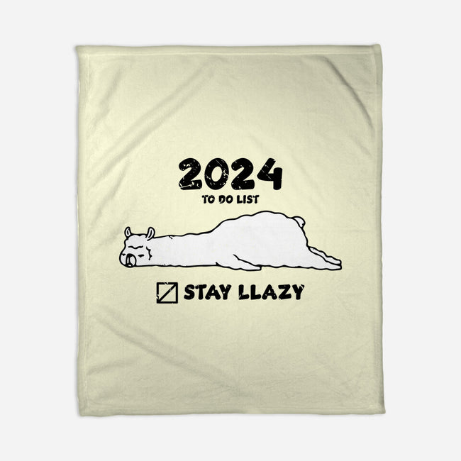 Stay Llazy-None-Fleece-Blanket-turborat14