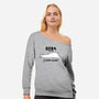 Stay Llazy-Womens-Off Shoulder-Sweatshirt-turborat14