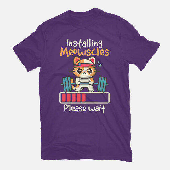 Installing Meowscles-Mens-Basic-Tee-NemiMakeit