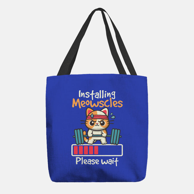 Installing Meowscles-None-Basic Tote-Bag-NemiMakeit