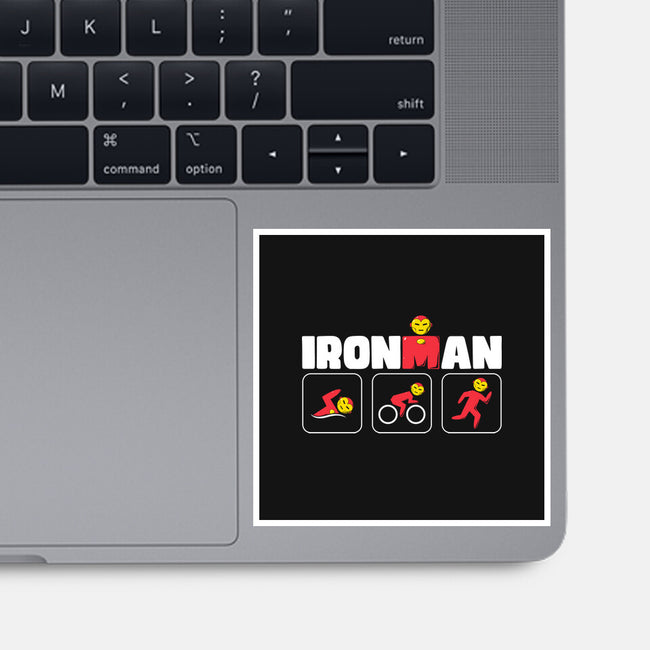 IronMan Triathlon-None-Glossy-Sticker-krisren28