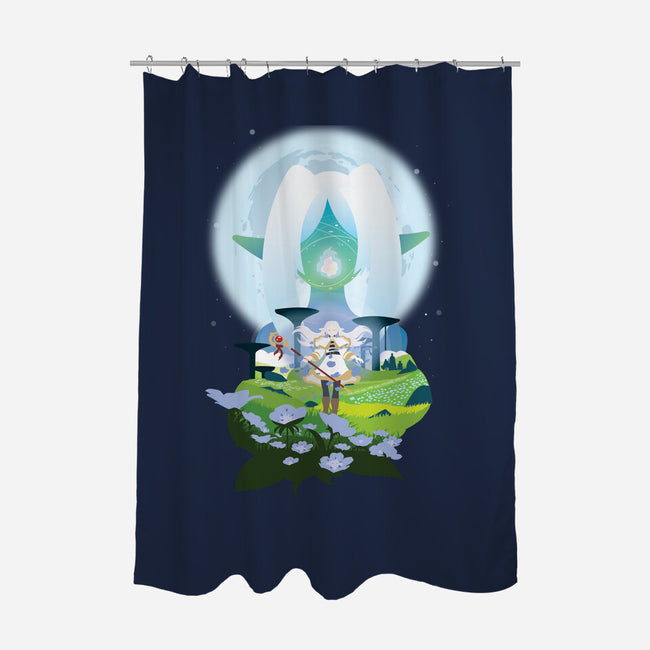 The Mage-None-Polyester-Shower Curtain-SwensonaDesigns