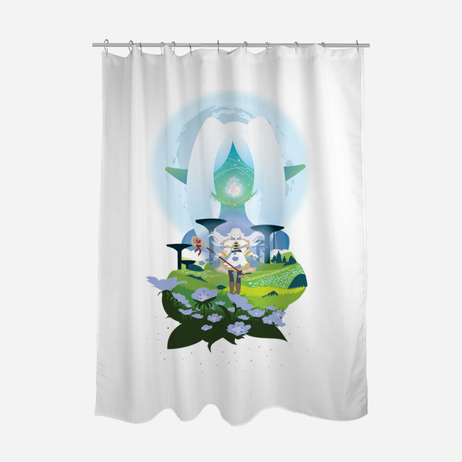 The Mage-None-Polyester-Shower Curtain-SwensonaDesigns