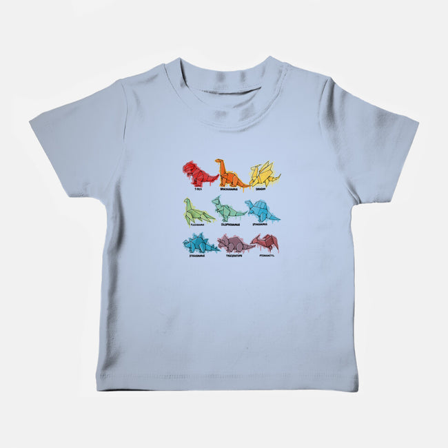 Origami Saurs-Baby-Basic-Tee-Vallina84