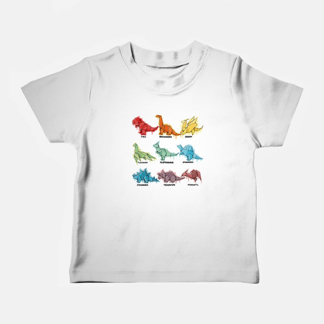 Origami Saurs-Baby-Basic-Tee-Vallina84