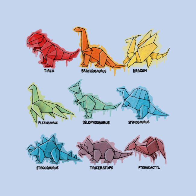 Origami Saurs-None-Fleece-Blanket-Vallina84