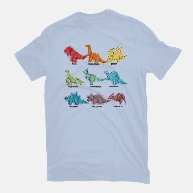 Origami Saurs-Unisex-Basic-Tee-Vallina84