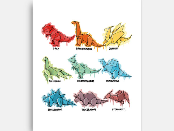 Origami Saurs