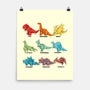 Origami Saurs-None-Matte-Poster-Vallina84