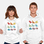 Origami Saurs-Unisex-Pullover-Sweatshirt-Vallina84