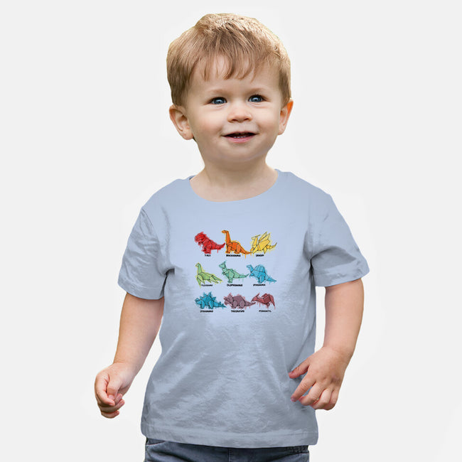 Origami Saurs-Baby-Basic-Tee-Vallina84